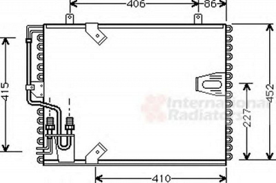VAN WEZEL 06005183 -  Конденсатор, кондиционер